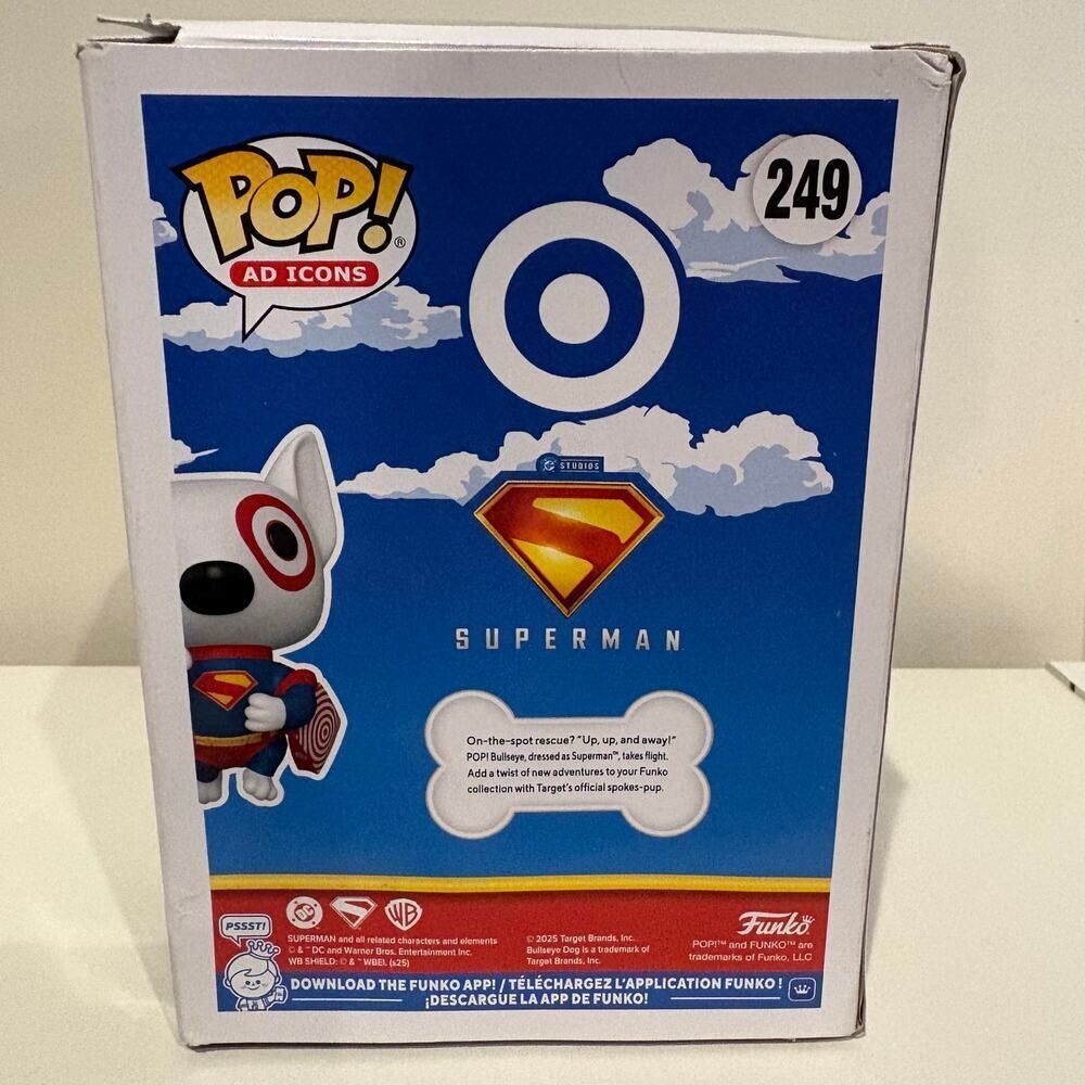Target Bullseye as Superman Funko Pop 249 - Picture 4 of 7